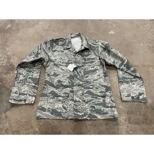 U.S. Air Force Coat Mens 40R Green Digital Camo Utility Military Ripstop